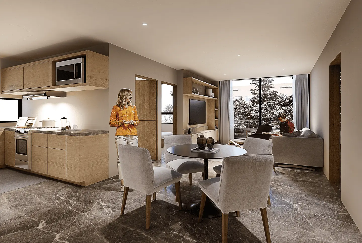 Interior de departamento #1